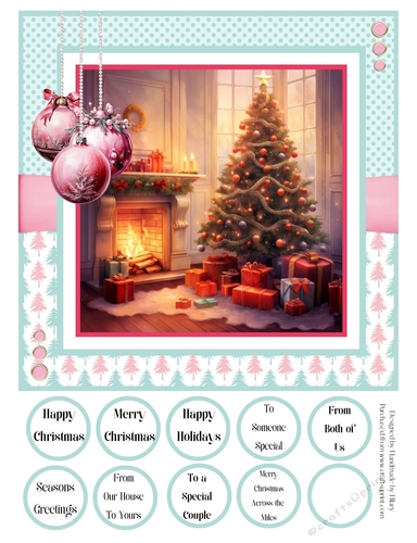 Twas the Night Before Christmas #2 8x8 Quick Card 