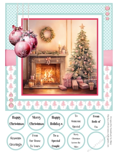 Twas the Night Before Christmas #3 8x8 Quick Card 