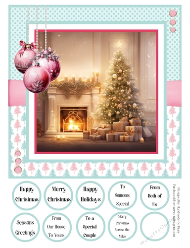 Twas the Night Before Christmas #4 8x8 Quick Card 
