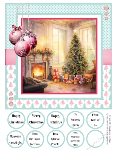 Twas the Night Before Christmas #5 8x8 Quick Card 