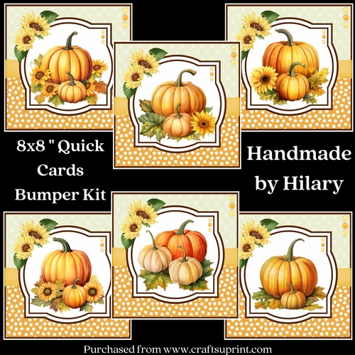 Autumn Days 8x8 Quick Card Bumper Kit