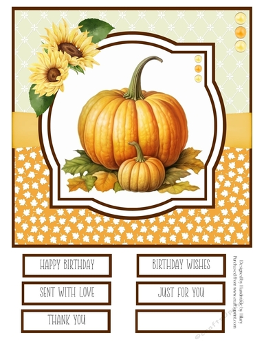 Autumn Days #6 8x8 Quick Card