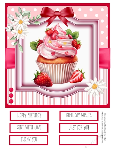 Its Strawberry Season 8x8 Quick Card #2