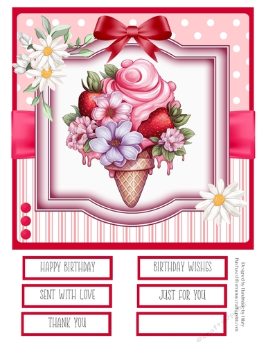 Its Strawberry Season 8x8 Quick Card #3