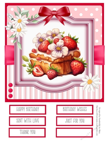 Its Strawberry Season 8x8 Quick Card #4