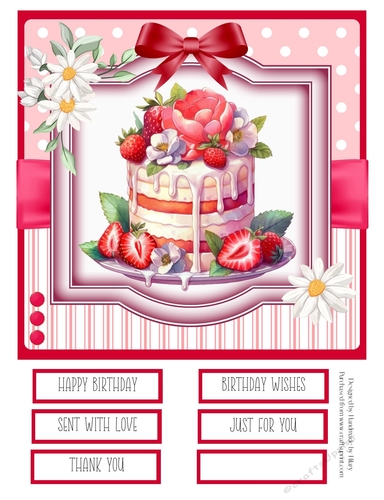 Its Strawberry Season 8x8 Quick Card #6