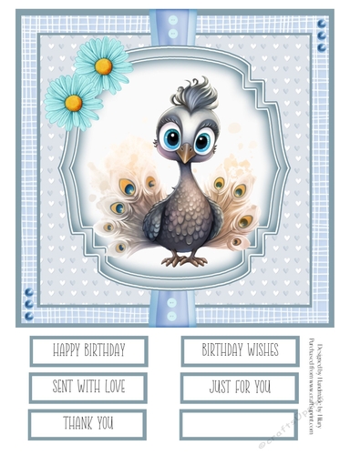 Baby Birds 8x8 Quick Cards #1