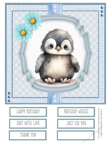 Baby Birds 8x8 Quick Cards #2