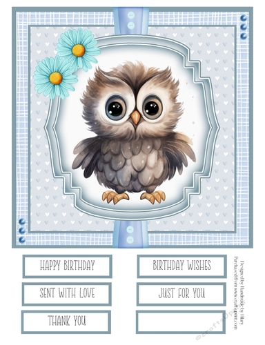 Baby Birds 8x8 Quick Cards #4