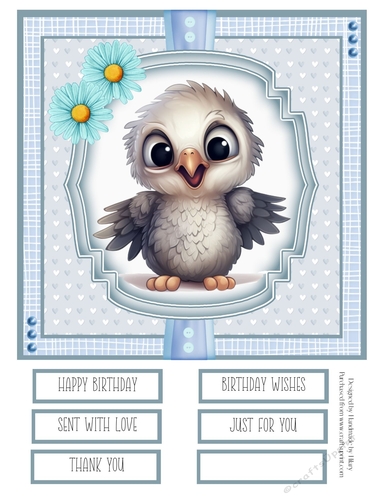 Baby Birds 8x8 Quick Cards #5