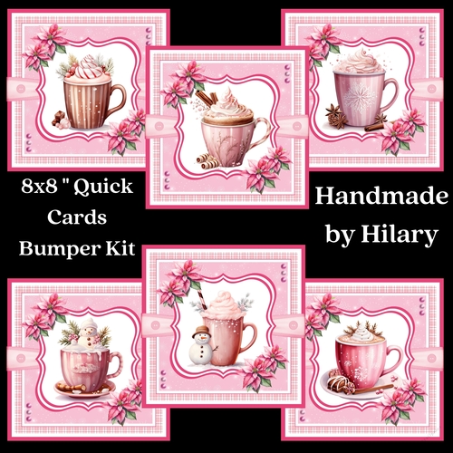 Christmas Winter Warmers 8x8 Quick Cards Bumper Kit