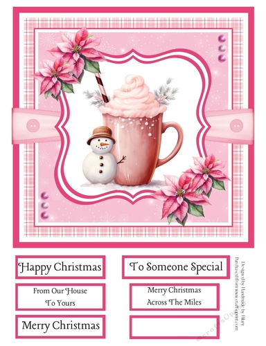 Christmas Winter Warmers 8x8 Quick Card #5