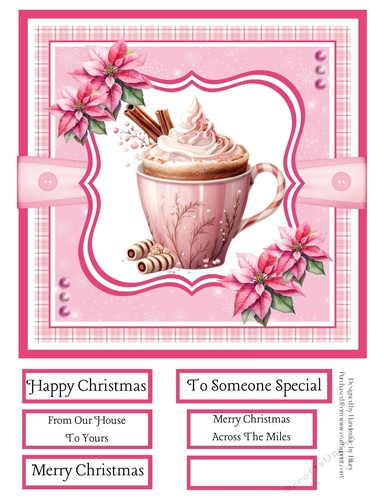 Christmas Winter Warmers 8x8 Quick Card #6