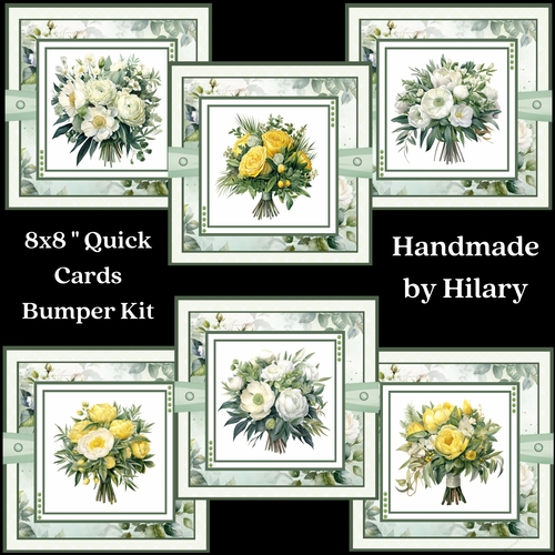 Elegant Blooms 8x8 Quick Card Bumper Kit