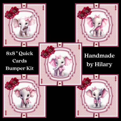 Meet Eliza and Friends - 8x8 Quick Card Bumper Kit