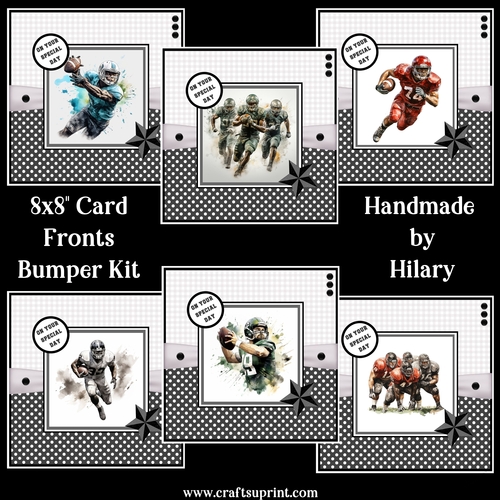 American Footballers 8x8 Card Front Bumper Kit