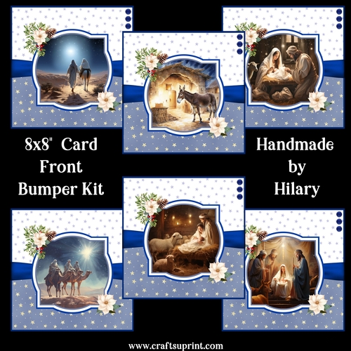 A Beautiful Nativity 8x8 Card Front Bumper Kit