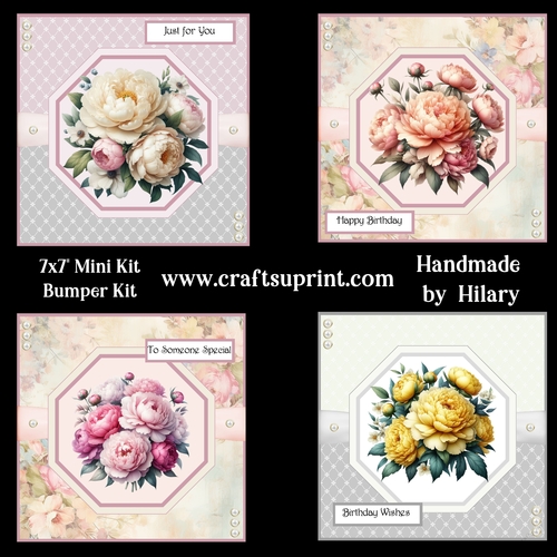 Pastel Peonies Bumper Kit