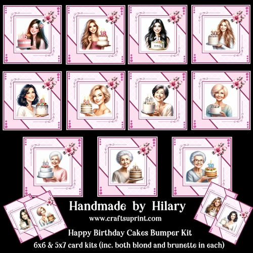 Happy Birthday Cakes - Bumper Kit 