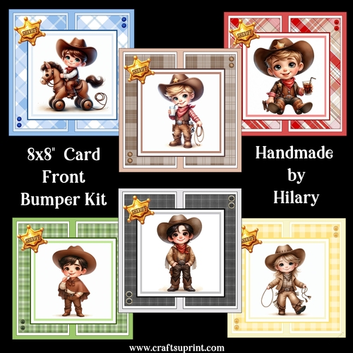 The Cowboy Kid 8x8 Card Front Bumper Kit (REQUESTED)