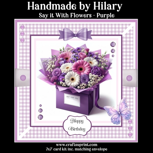Say it With Flowers - Purple