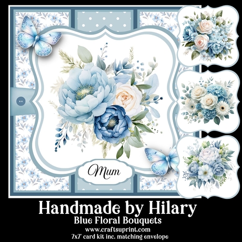 Blue Floral Bouquets