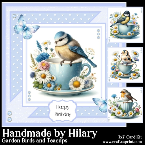 Garden Birds and Teacups