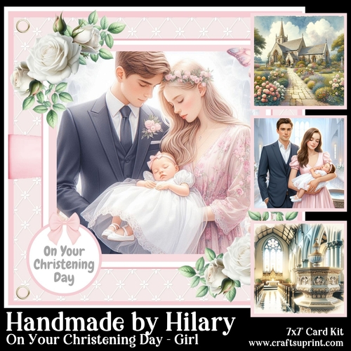 On Your Christening Day - Girl