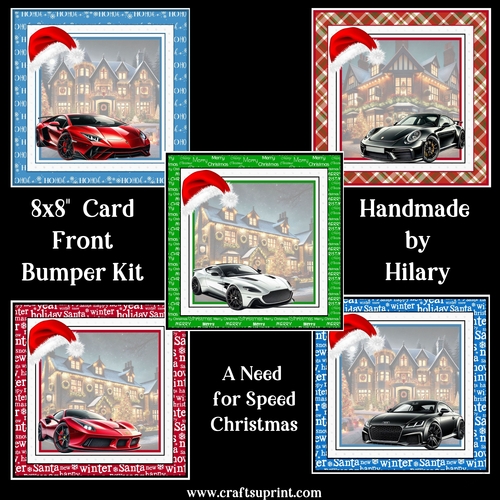 A Need for Speed Christmas 8x8 Quick Card Bumper Kit - Request