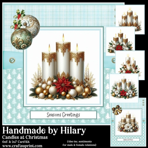 Candles at Christmas