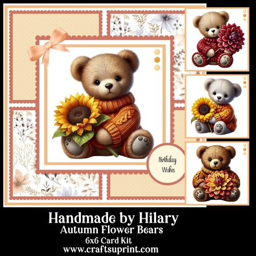 Autumn Flower Bears
