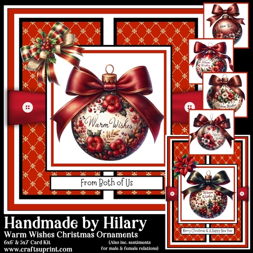 Warm Wishes Christmas Ornaments