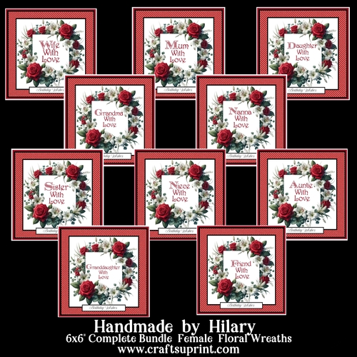 Complete Bundle Female Floral Wreaths