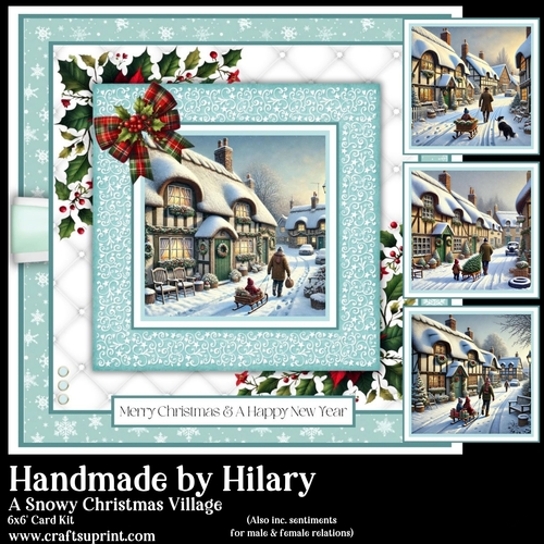 A Snowy Christmas Village