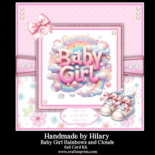 Baby Girl Rainbows and Clouds