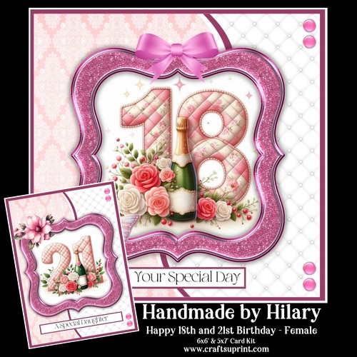 Happy 18th and 21st Birthday Female