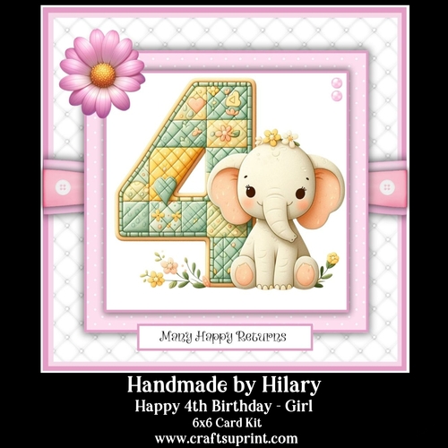 Happy 4th Birthday Girl