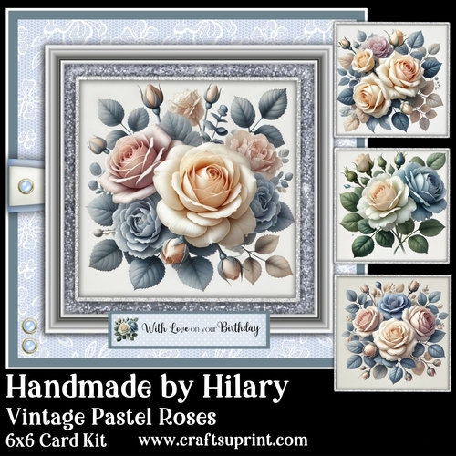 Vintage Pastel Roses