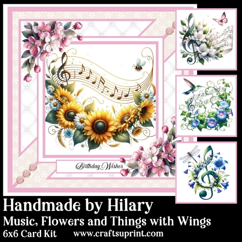 Music Flowers and Things with Wings