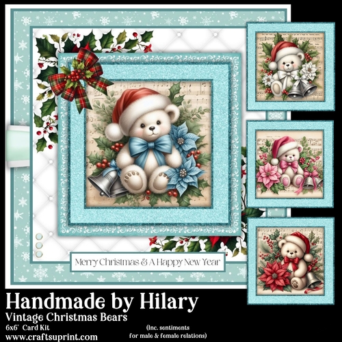 Vintage Christmas Bears