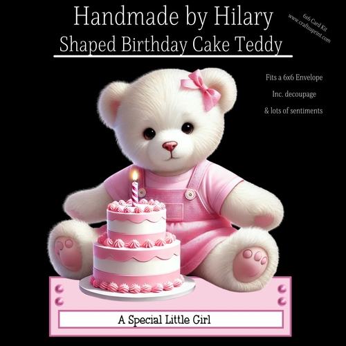 Shaped Birthday Cake Teddy