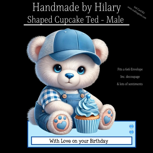 Shaped Cupcake Ted Male