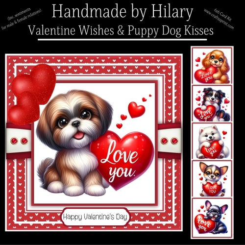 Valentine Wishes and Puppy Dog Kisses