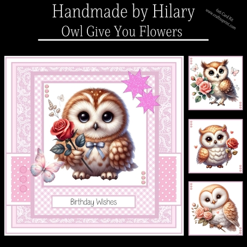 Owl Give You Flowers