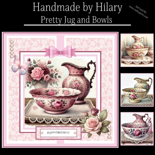 Pretty Jug and Bowls
