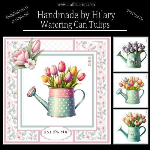 Watering Can Tulips