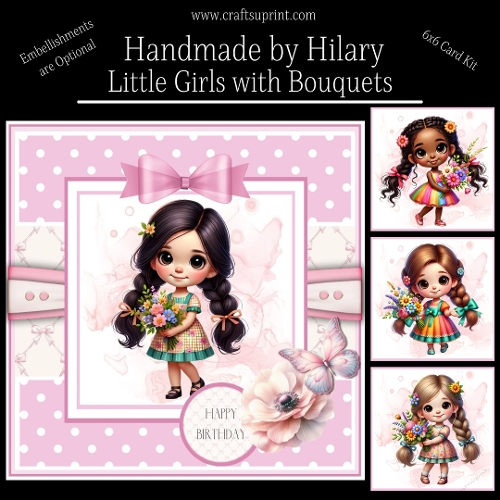 Little Girls with Bouquets