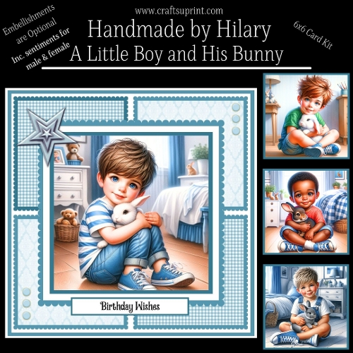 A Little Boy and His Bunny
