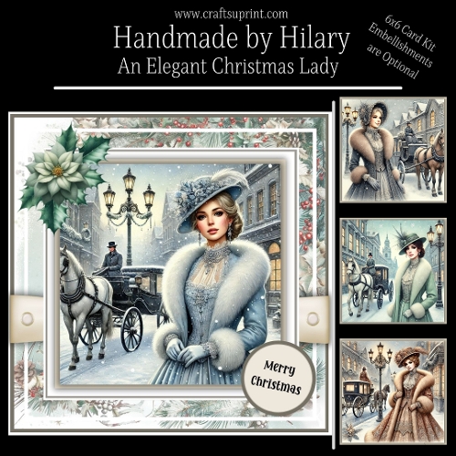 An Elegant Christmas Lady