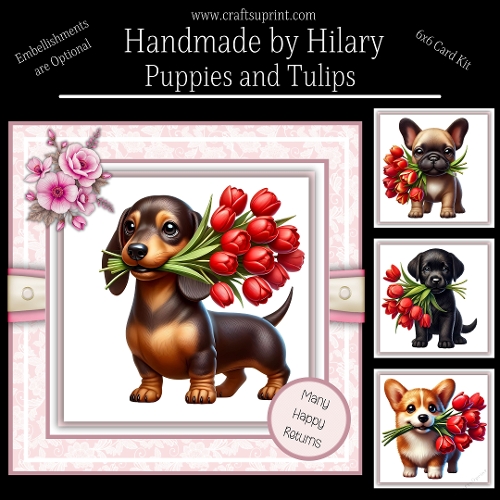 Puppies and Tulips